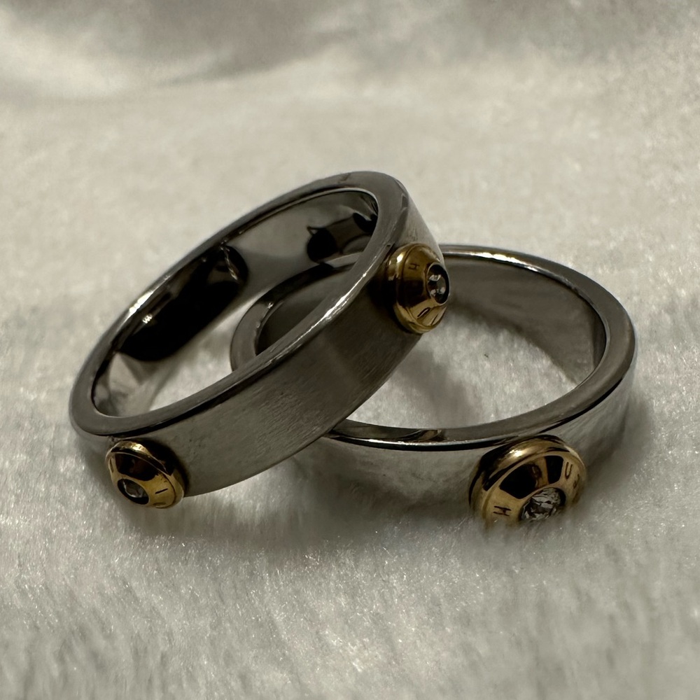 Henri Bendel Miss Stack Ring Silver - image 3